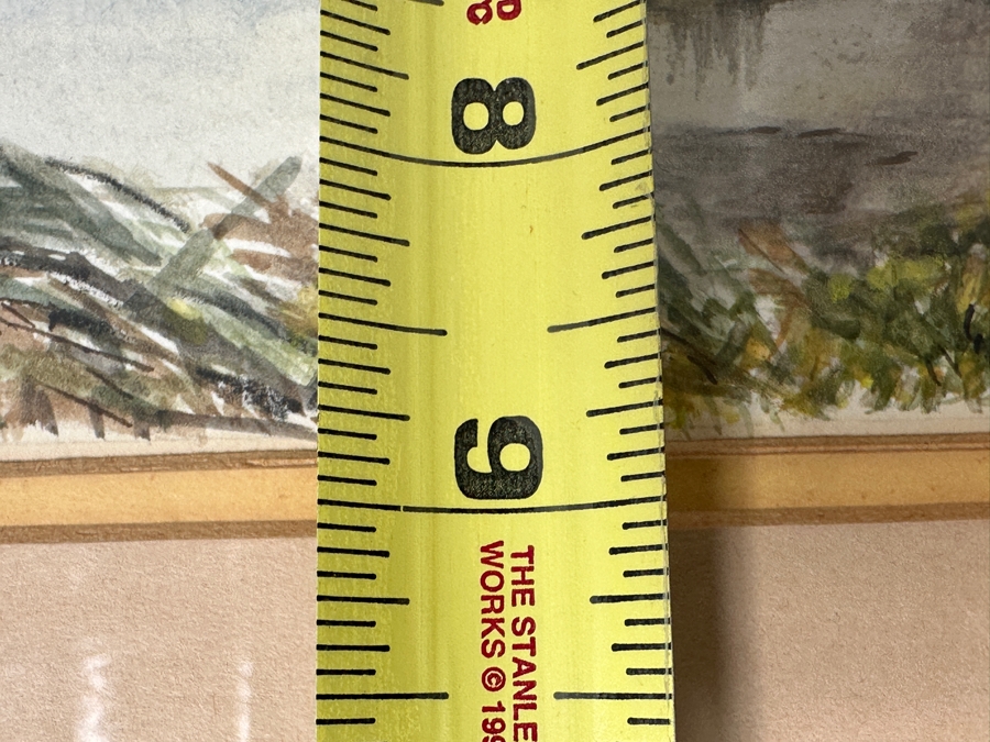 Just Added - Allison Merryn Galsworthy (A.M.G.) Original Watercolor Painting On Paper Of Cornwall, England Man O' War Cottage Cadgwith, Near Helston 12.5 X 9 Framed 18.5 X 14.5 [Photo 10]