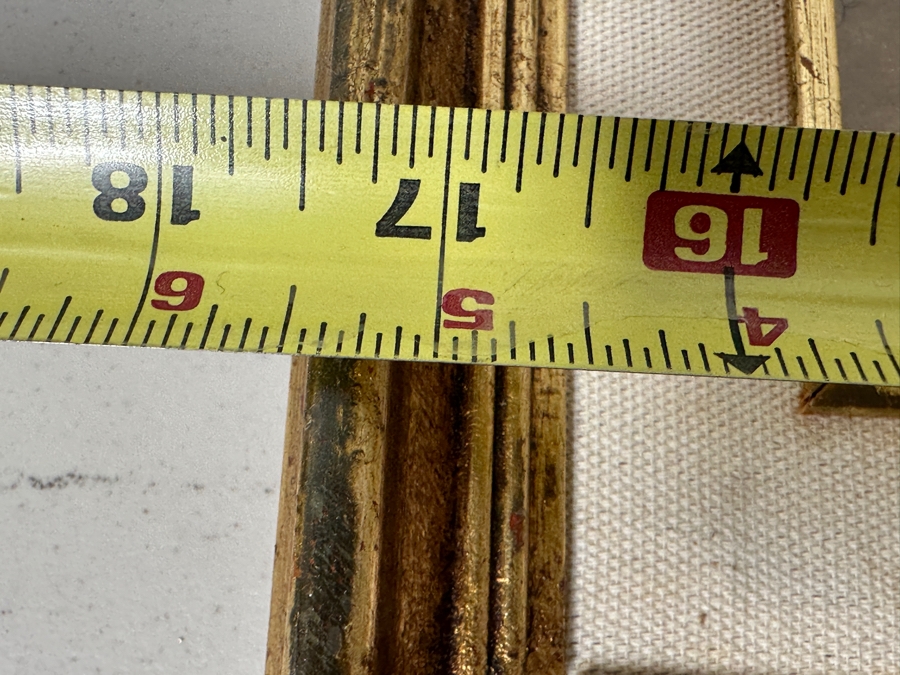 Just Added - Original Hand Painted Indian Painting 12.5 X 7.5 Framed 17.5 X 12.5 [Photo 15]