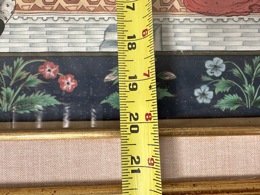 Just Added - Original Hand Painted Indian Painting 16 X 20 Framed 22.5 X 26.5 [Photo 12]