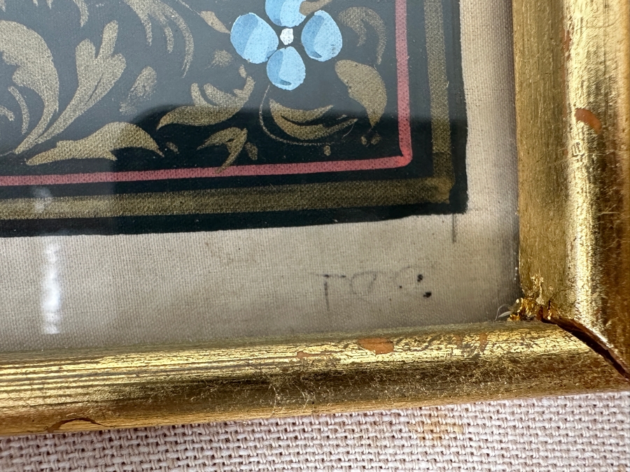 Just Added - Original Hand Painted Indian Painting 16 X 20 Framed 22.5 X 26.5 [Photo 13]