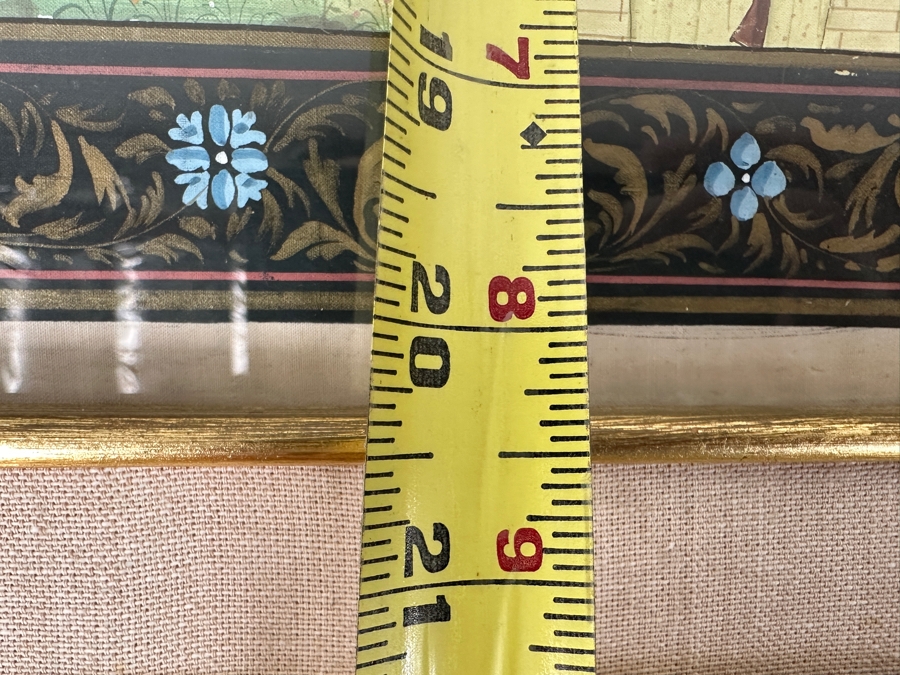 Just Added - Original Hand Painted Indian Painting 16 X 20 Framed 22.5 X 26.5 [Photo 15]