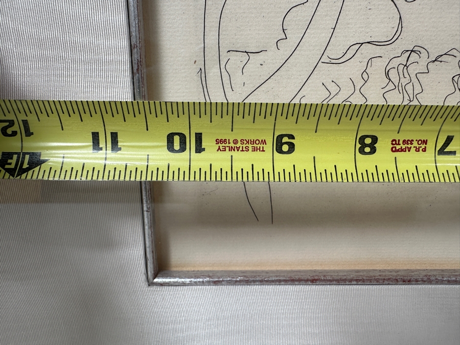 Just Added - Henri Matisse (1869-1954, French) Etching On Paper Titled 'La Cite-Notre Dame' From 1937 10.5 X 13.5 Framed 21.5 X 25 [Photo 9]