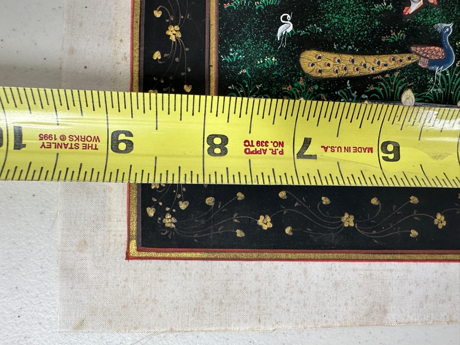 Just Added - Pair Of Original Hand Painted Indian Paintings 9 X 13 [Photo 11]