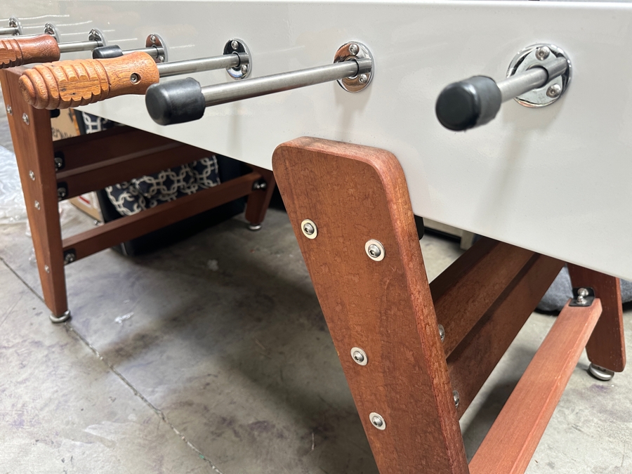 RS Barcelona Foosball Table RS3 Wood Designed By Rafael Rodriguez Retails $7,400 [Photo 7]