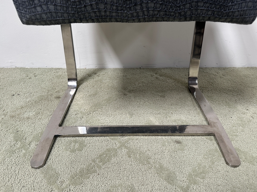 Knoll BRNO Flat Arm Side Chair Designed By Mies van der Rohe For Knoll 23W X 22D X 31H Retails $4,000 [Photo 6]