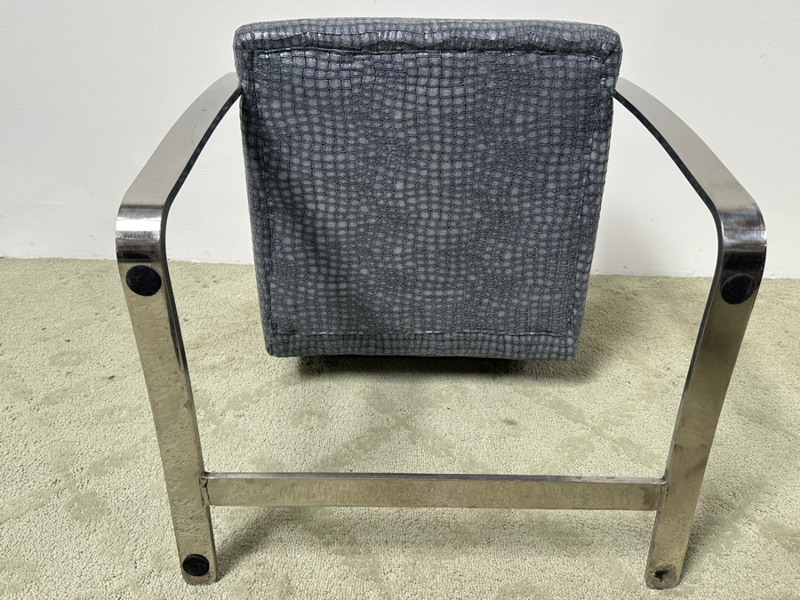 Knoll BRNO Flat Arm Side Chair Designed By Mies van der Rohe For Knoll 23W X 22D X 31H Retails $4,000 [Photo 7]