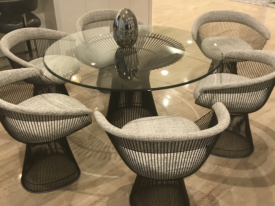 Six Warren Platner Armchairs For Knoll (Dining Table Not Included) Retails $31,000+