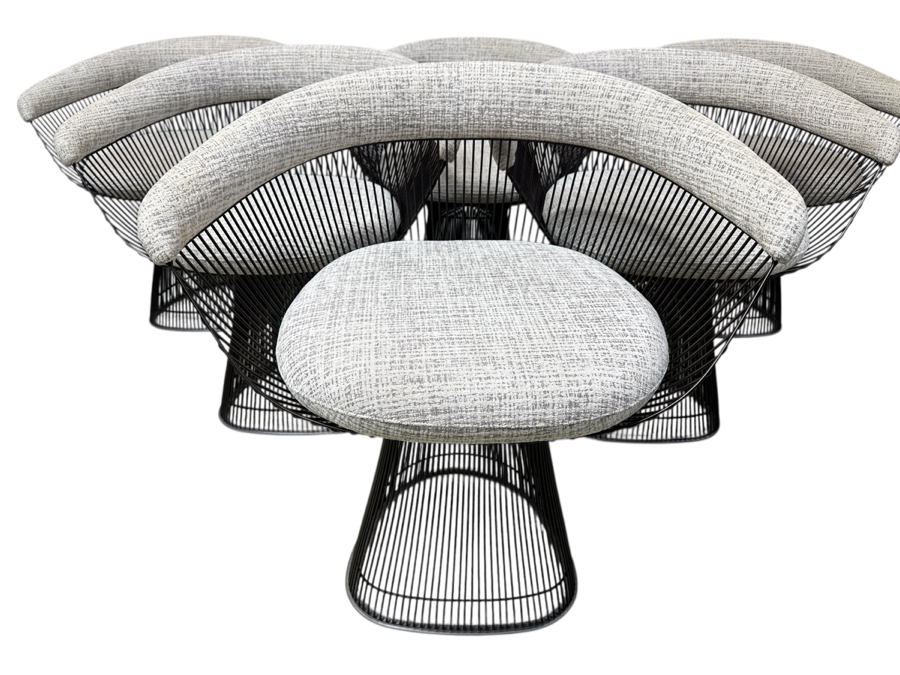 Six Warren Platner Armchairs For Knoll (Dining Table Not Included) Retails $31,000+ [Photo 3]