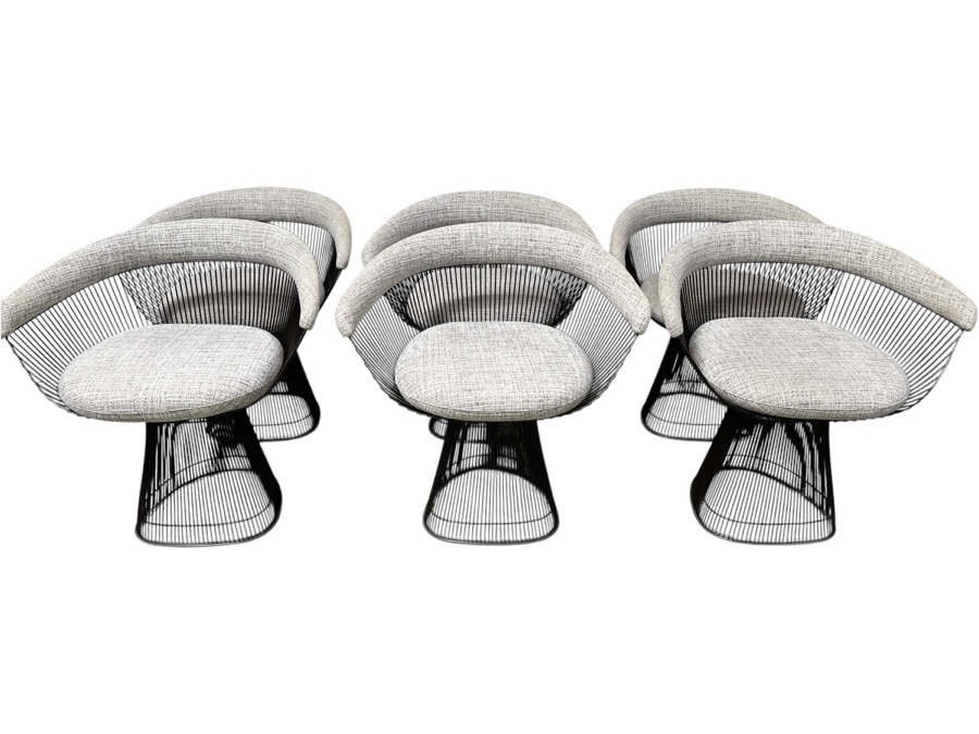 Six Warren Platner Armchairs For Knoll (Dining Table Not Included) Retails $31,000+ [Photo 4]