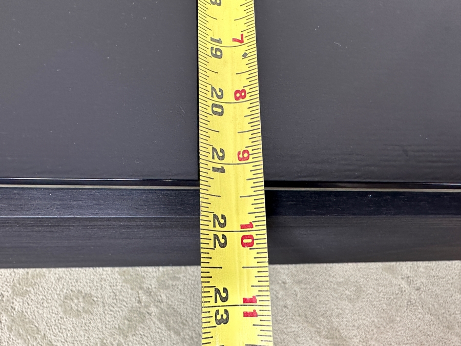 Black Entertainment Credenza AV Cabinet By Salamander Design 64W X 21D X 25.5H Retails $5,000 [Photo 11]