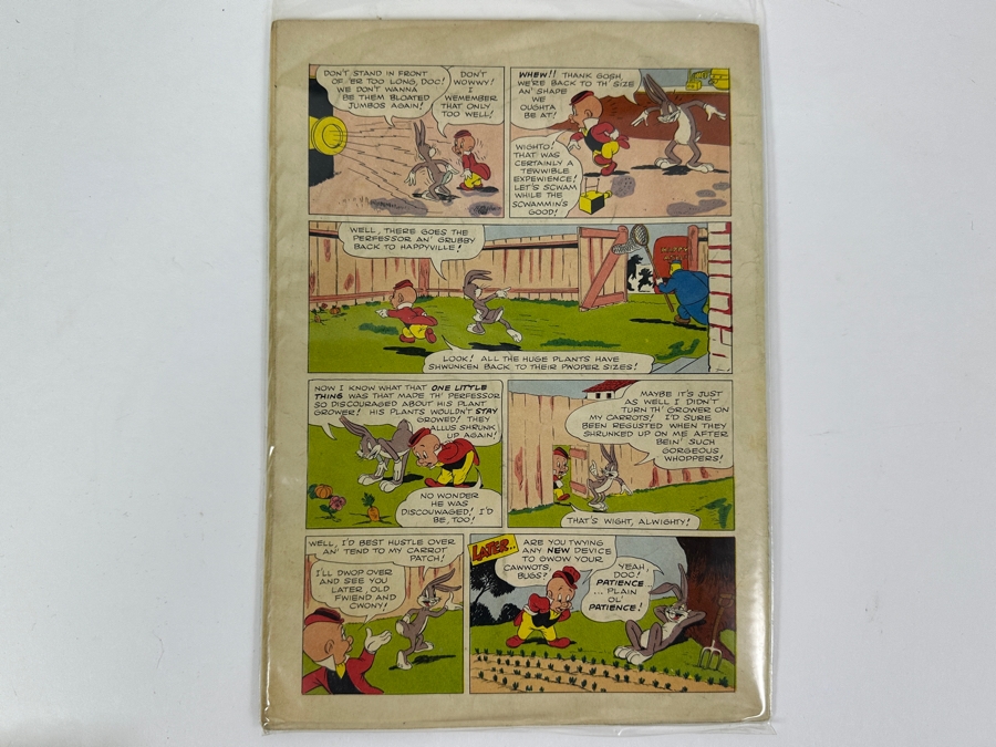 1946 Bugs Bunny's Dangerous Venture 10 Cent Dell Comic Book No. 123 Bagged [Photo 4]