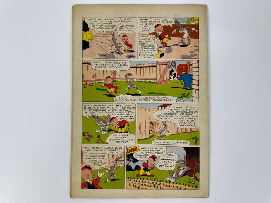1946 Bugs Bunny's Dangerous Venture 10 Cent Dell Comic Book No. 123 Bagged [Photo 2]