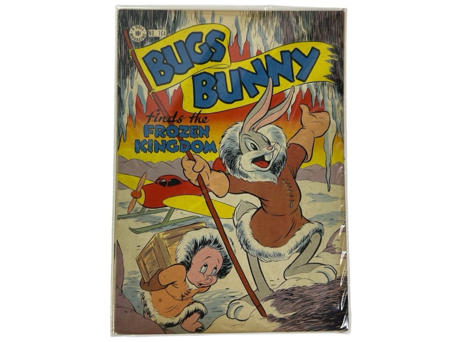 1947 Bugs Bunny Finds The Frozen Kingdom 10 Cent Dell Comic Book No. 164 Bagged [Photo 3]