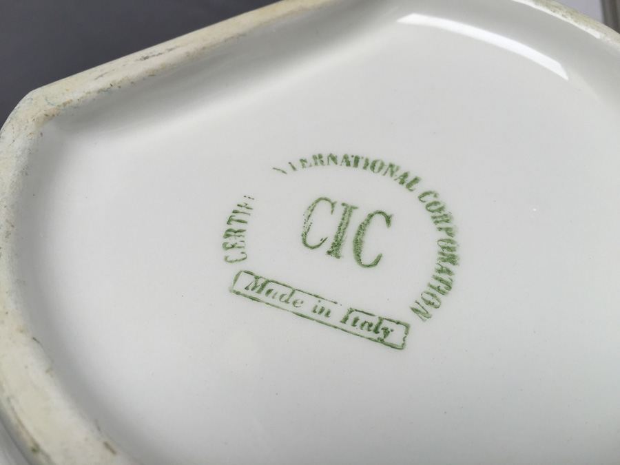 Pair of Italy Bowls by Certified International Corporation CIC - Minor Chips and Crazing [Photo 14]