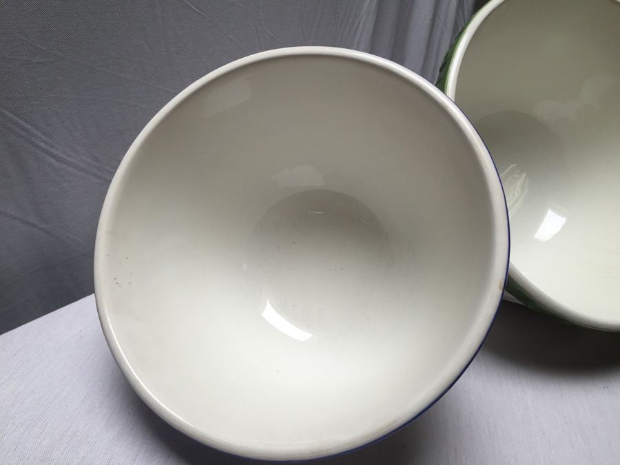 Pair of Italy Bowls by Certified International Corporation CIC - Minor Chips and Crazing [Photo 10]