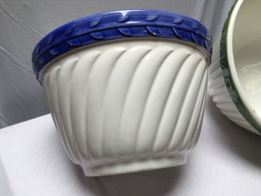 Pair of Italy Bowls by Certified International Corporation CIC - Minor Chips and Crazing [Photo 11]