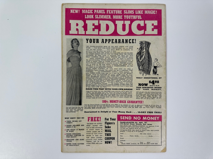 1951 Baseball Thrills Edited By Bob Feller 10 Cent Comic Book No. 10 Bagged [Photo 2]