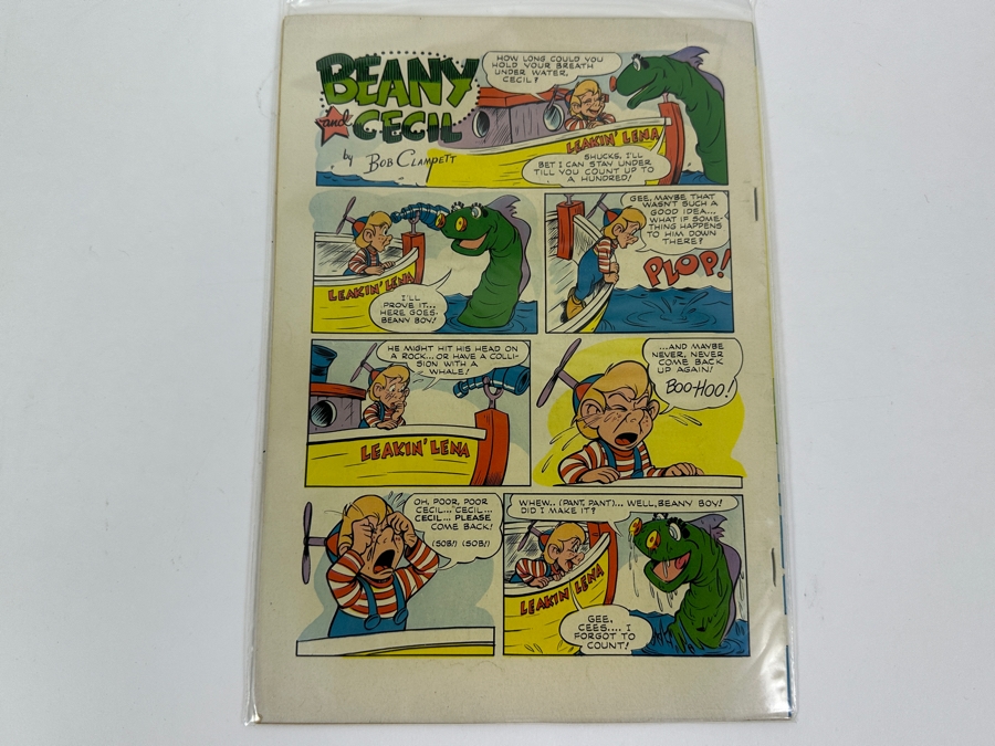 1952 Beany And Cecil 10 Cent Dell Comic Book No. 448 Bagged [Photo 4]