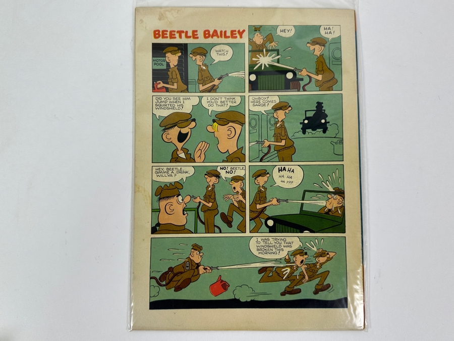 1953 Dell Comics Four Color #521 Beetle Bailey 10 Cent Dell Comic Book Bagged [Photo 5]