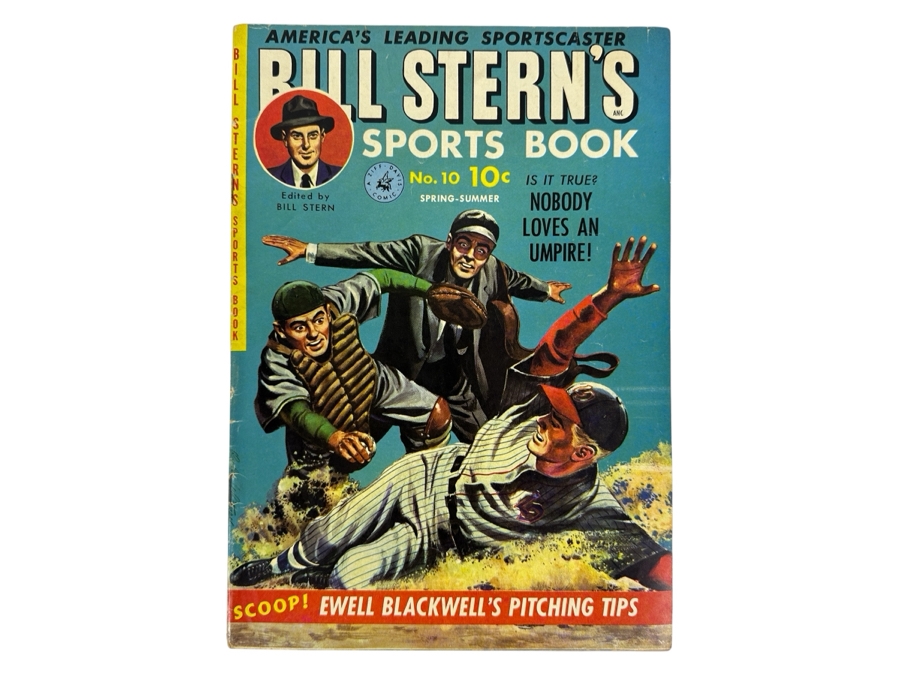1951 Bill Stern's Sports Book 10 Cent Ziff Davis Comic Book No. 10 Bagged