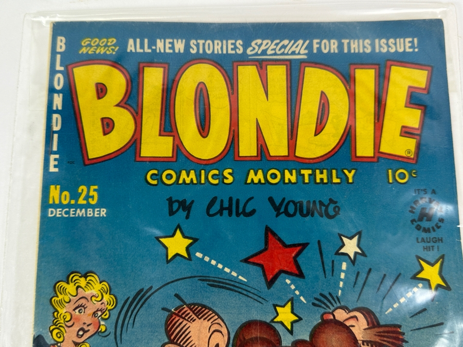 1950 Blondie 10 Cent Harvey Comics Comic Book No. 25 Bagged [Photo 5]