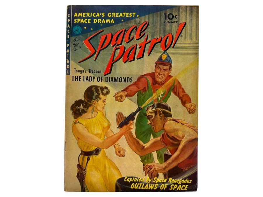 Just Added - Space Patrol #1 - Ziff-Davis Summer Vintage 1952 10 Cent Comic Book