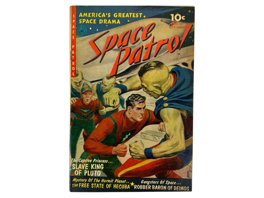 Just Added - Space Patrol #2 - Ziff-Davis Summer Vintage 1952 10 Cent Comic Book