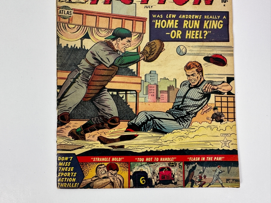 Just Added - Sports Action #13 Atlas/Marvel Comics Vintage 1952 10 Cent Comic Book [Photo 3]