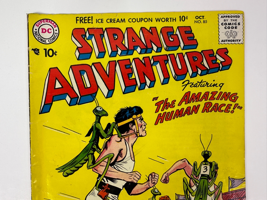 Just Added - Strange Adventures #85 The Amazing Human Race DC Comics Vintage 1957 10 Cent Comic Book [Photo 2]