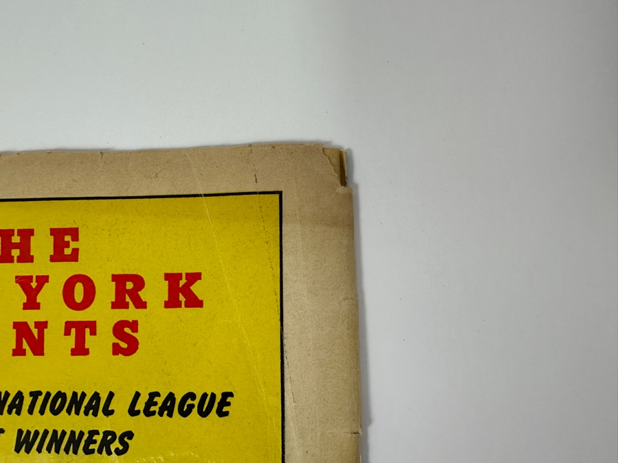 Just Added - Thrilling True Story Of The Baseball Giants Comic Book Vintage 1952 10 Cent Comic Book [Photo 7]