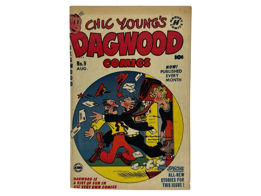 Just Added - Chic Young's Dagwood Comics #9 Blondie Harvey Comics Comic Book Vintage 1951 10 Cent Comic Book