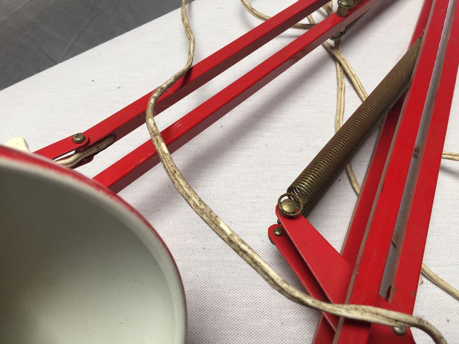 Red Adjustable Light Made in Sweden [Photo 6]