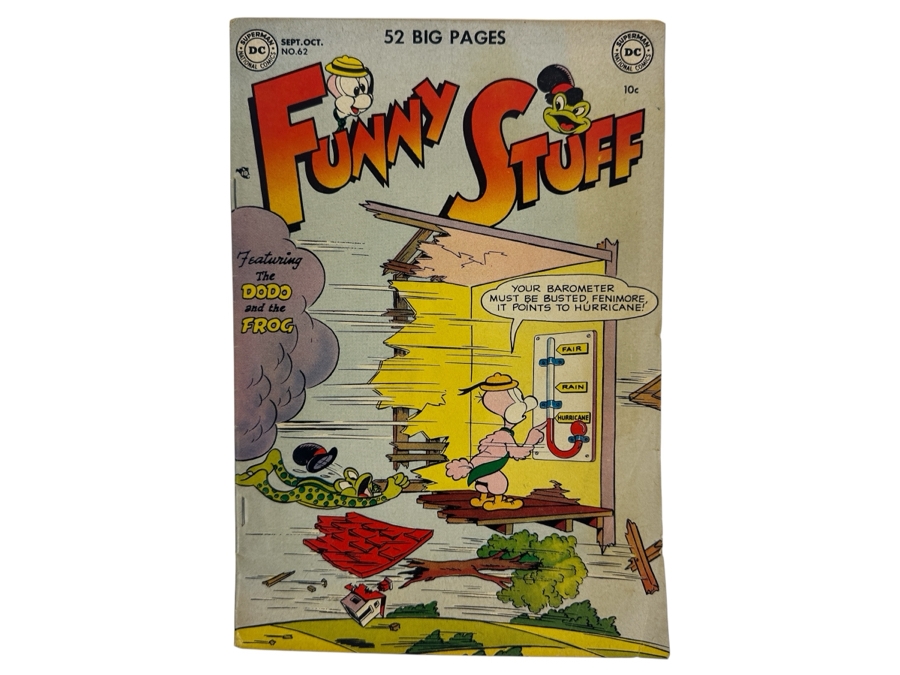 Just Added - Funny Stuff #62 DC Comics Comic Book Vintage 1950 10 Cent Comic Book