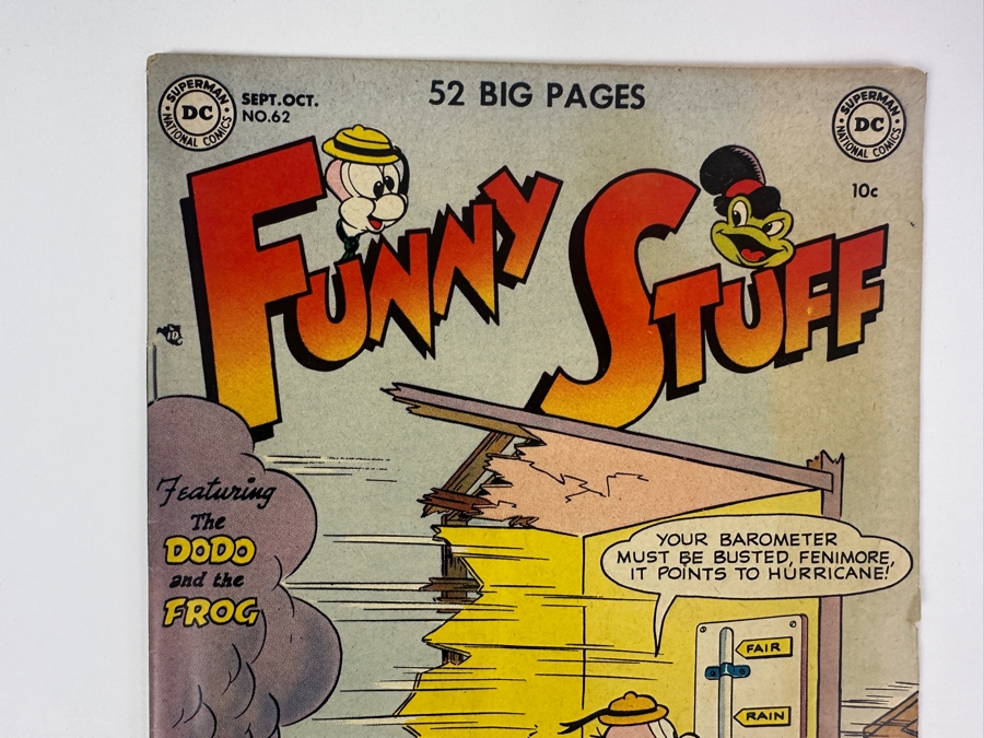 Just Added - Funny Stuff #62 DC Comics Comic Book Vintage 1950 10 Cent Comic Book [Photo 2]