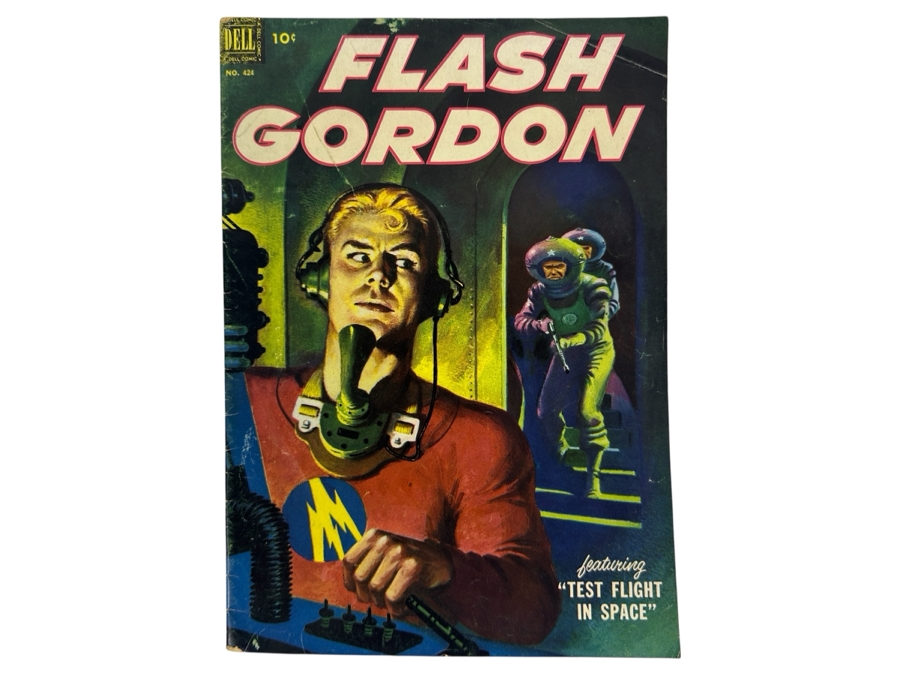 Just Added - Flash Gordon #424 Dell Comic Book Vintage 1952 10 Cent Comic Book