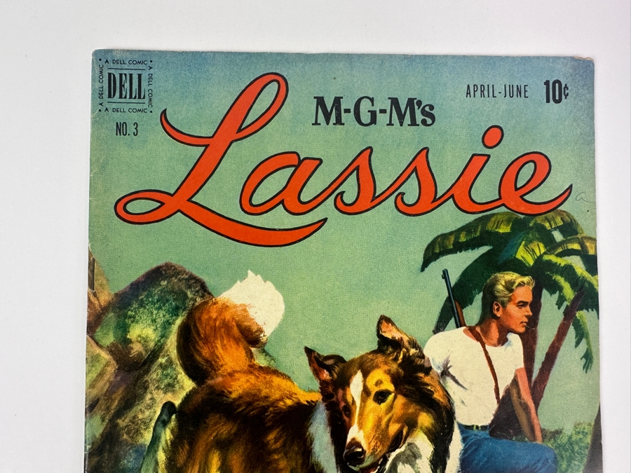Just Added - M-G-M's Lassie #3 Dell Comics Vintage 1951 10 Cent Comic Book [Photo 2]