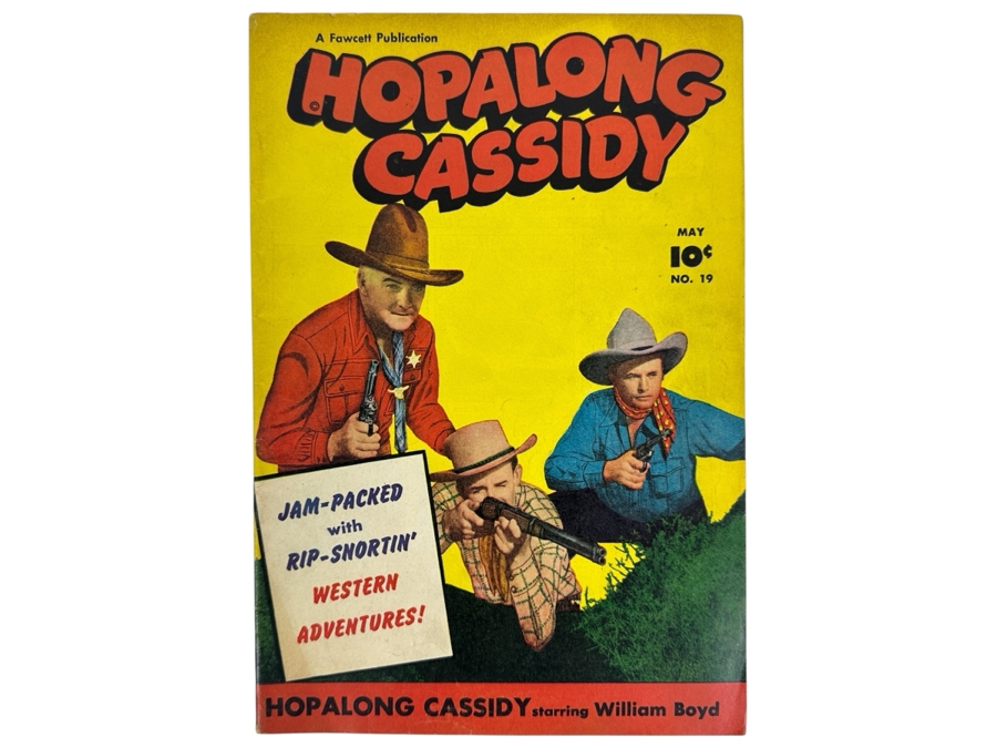 Just Added - Hopalong Cassidy #19 Fawcett Comics Vintage 1948 10 Cent Comic Book