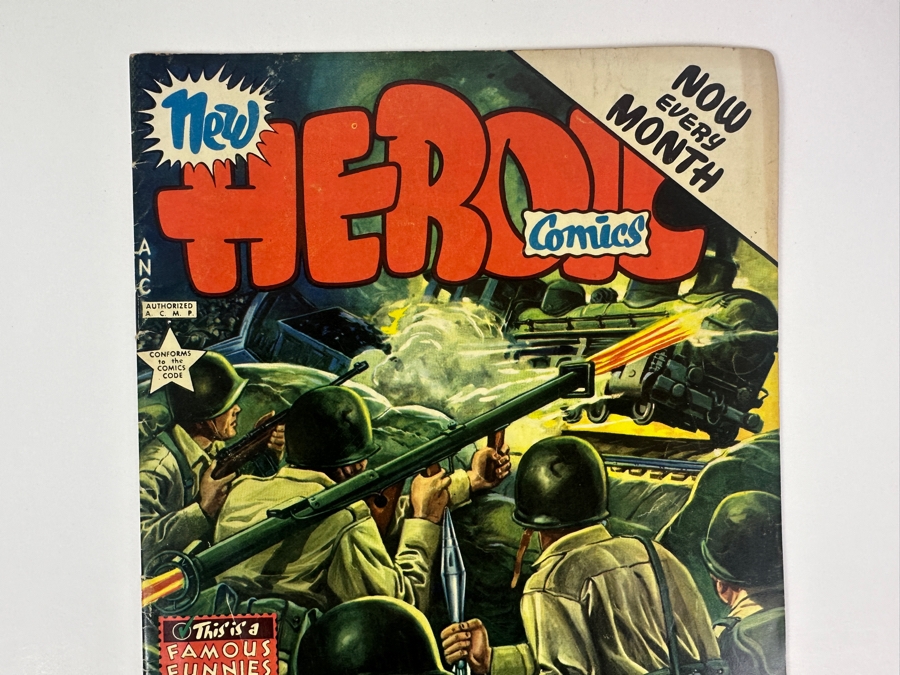 Just Added - Heroic Comics #75 Famous Funnies Comics Vintage 1952 10 Cent Comic Book [Photo 2]