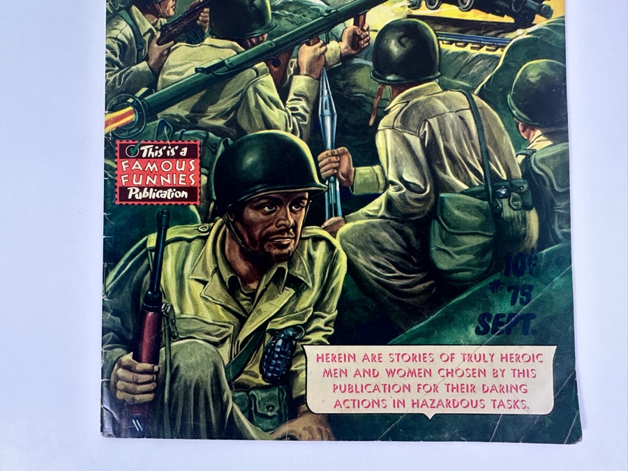 Just Added - Heroic Comics #75 Famous Funnies Comics Vintage 1952 10 Cent Comic Book [Photo 3]