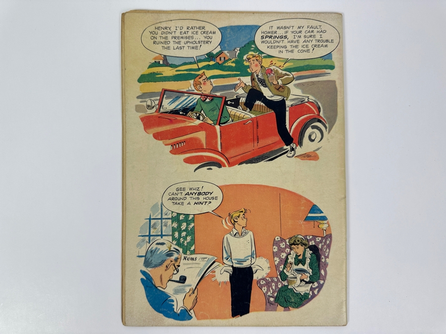 Just Added - Henry Aldrich #1 Dell Comics Vintage 1950 10 Cent Comic Book [Photo 3]