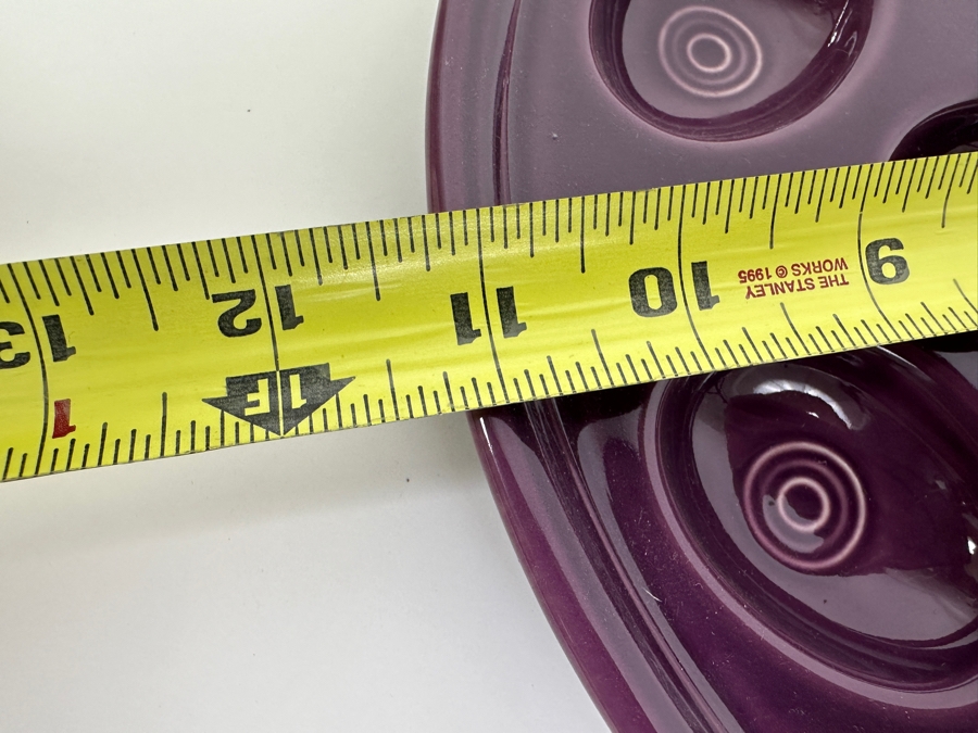 Just Added - Purple Fiesta Round Egg Serving Platter 11W [Photo 6]
