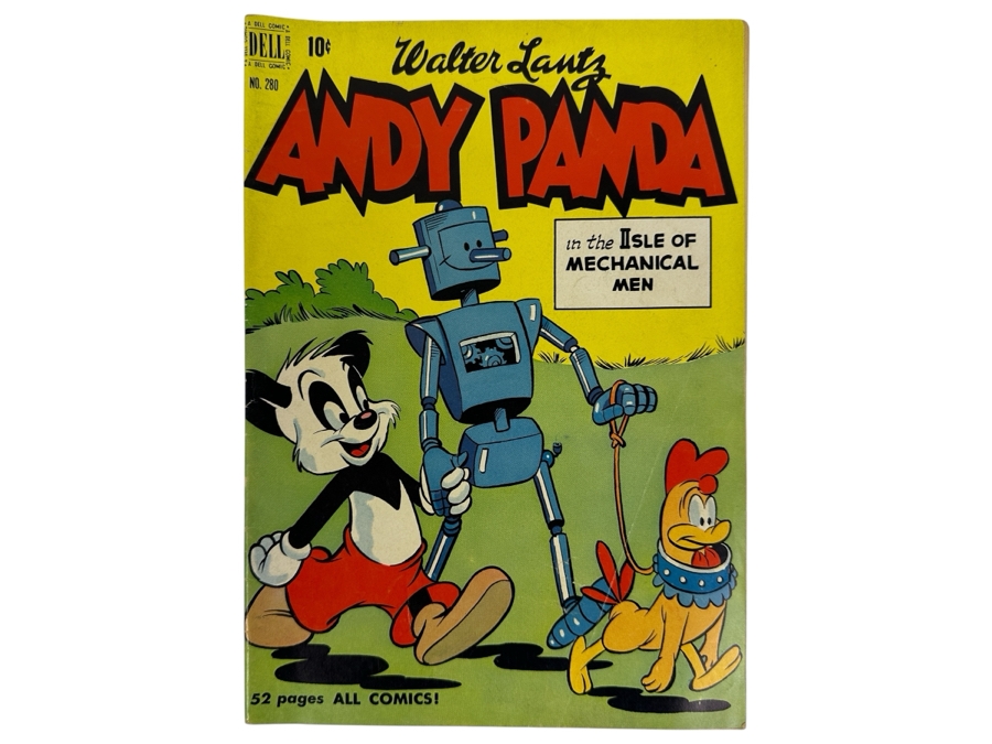Just Added - Four Color Walter Lantz Andy Panda #280 Dell Comics Vintage 1950 10 Cent Comic Book