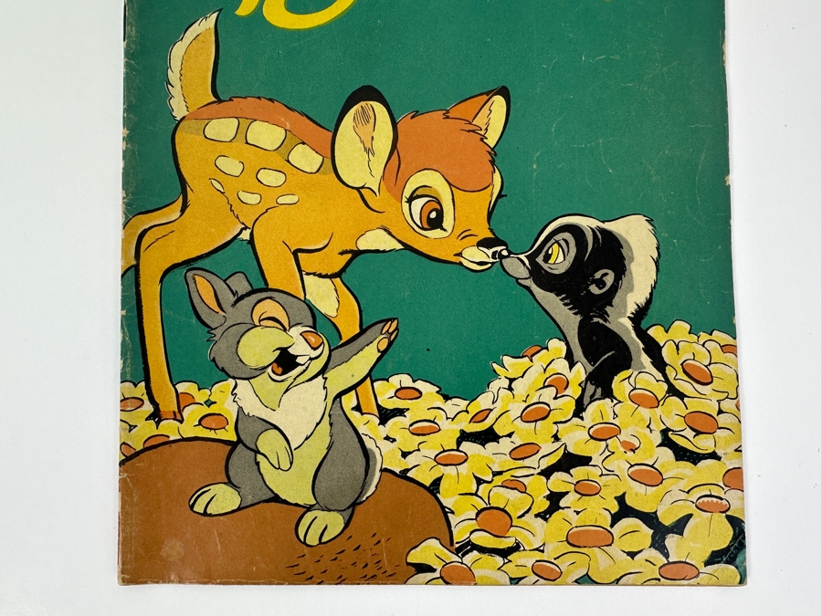 Just Added - Walt Disney's Bambi #186 Dell Comics Vintage 1948 10 Cent Comic Book [Photo 3]