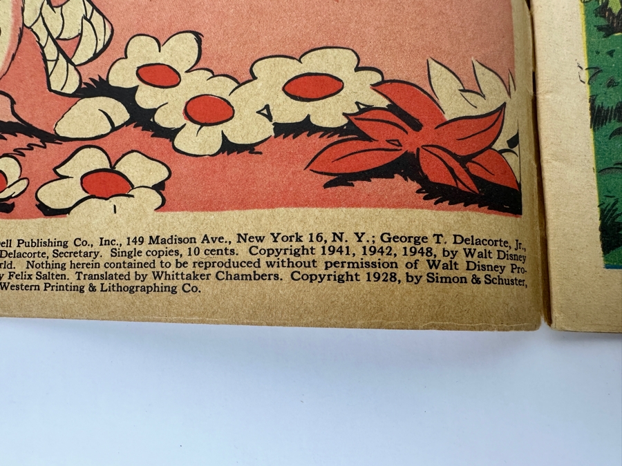 Just Added - Walt Disney's Bambi #186 Dell Comics Vintage 1948 10 Cent Comic Book [Photo 8]