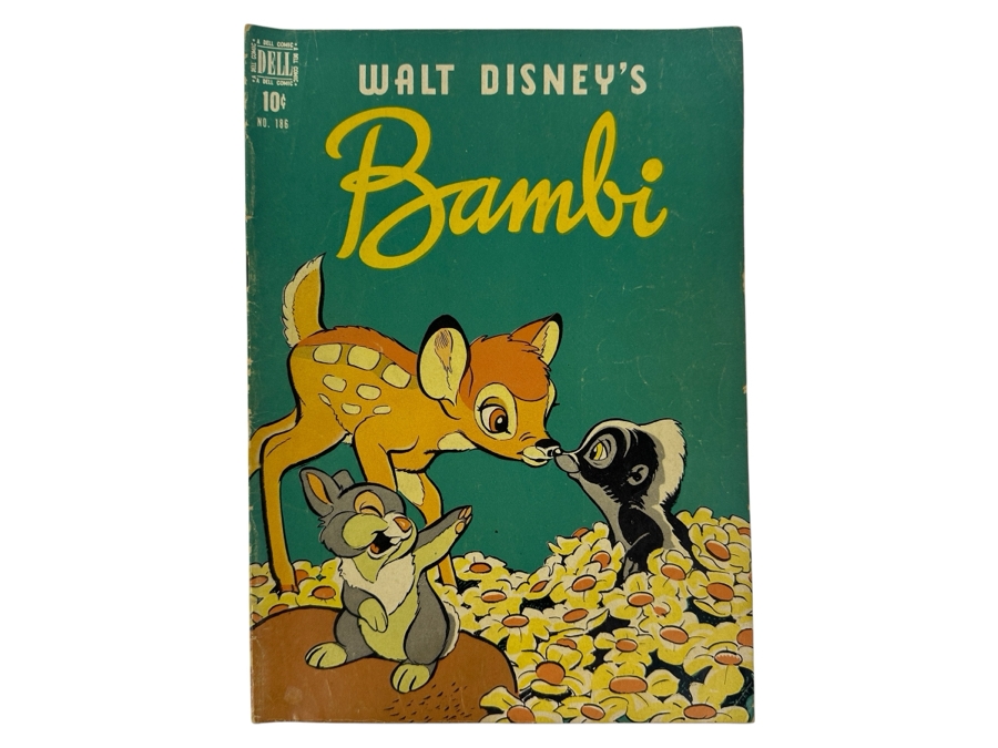 Just Added - Walt Disney's Bambi #186 Dell Comics Vintage 1948 10 Cent Comic Book