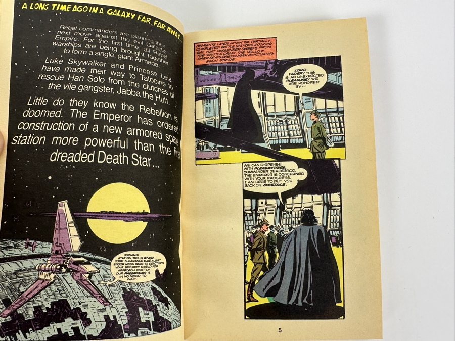 Just Added - Vintage 1983 First Edition Star Wars Return Of The Jedi Official Comics Version In Full Color [Photo 9]