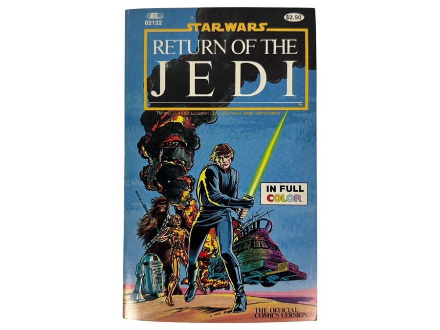Just Added - Vintage 1983 First Edition Star Wars Return Of The Jedi Official Comics Version In Full Color