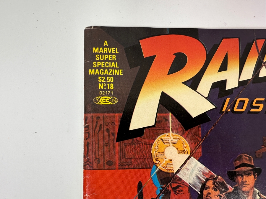Just Added - Vintage 1981 Marvel Super Special Magazine #18 Raiders Of The Lost Ark Comic Book [Photo 2]