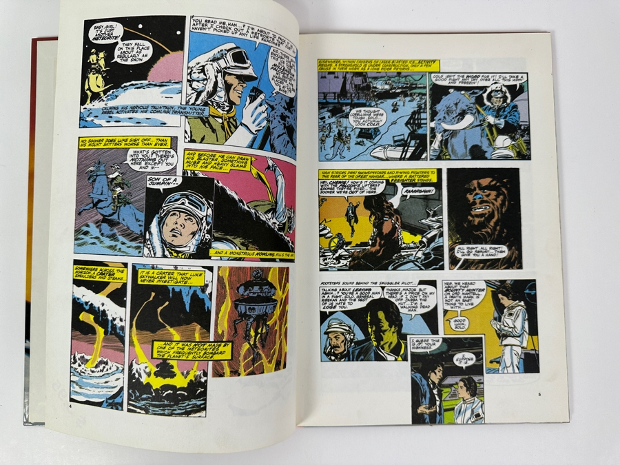 Just Added - Vintage 1980 Star Wars The Empire Strikes Back Annual Authorized Edition Hardcover Comic Book Graphic Novel [Photo 4]