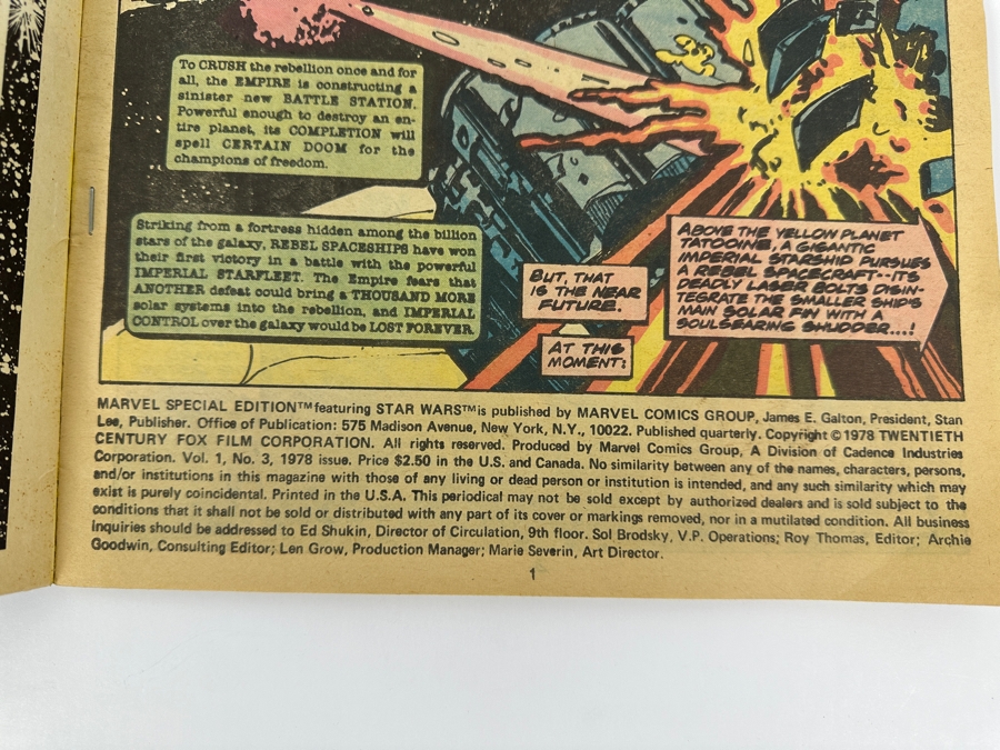 Just Added - Vintage 1978 Marvel Special Edition Star Wars #3 Comic Book Complete Collector's Edition [Photo 6]
